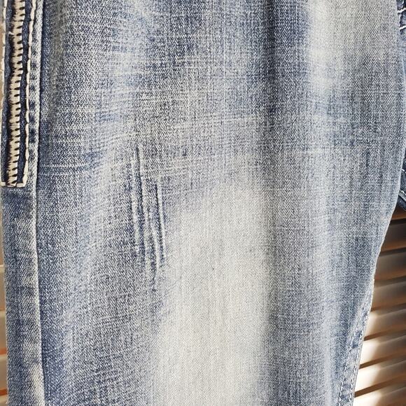 Monarchy Men's Distressed Straight Leg Jeans Size 38 - Picture 5 of 13